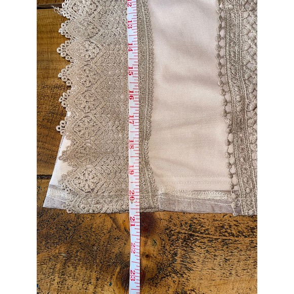 Womens Molly Bracket Sheer Overlay Embroidered Peasant Blouse - Picture 7 of 7